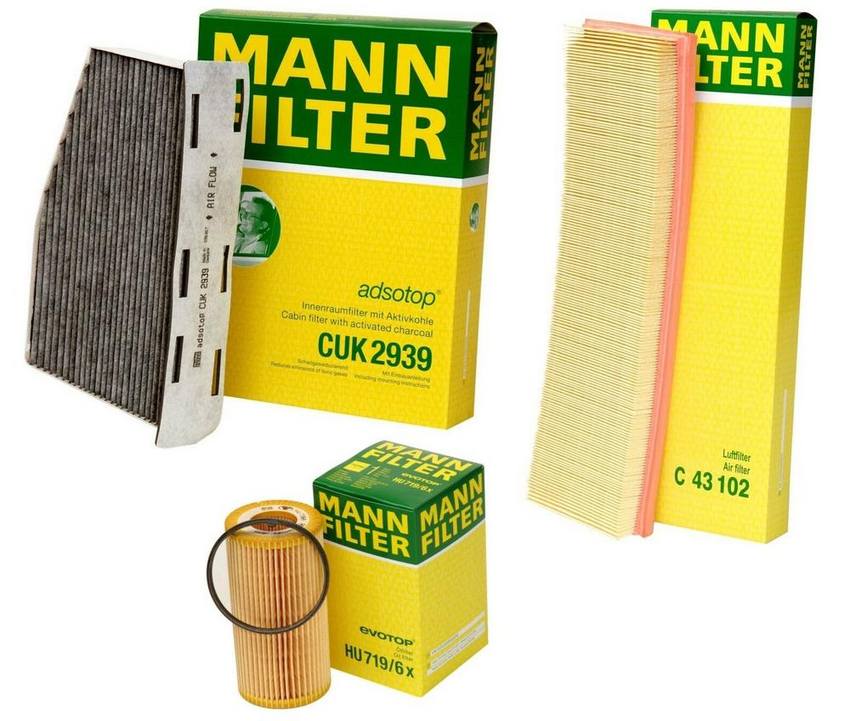 VW Filter Service Kit 1K1819653B - MANN-FILTER 1647896KIT